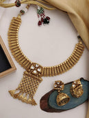 Gold-toned Antique Necklace Set