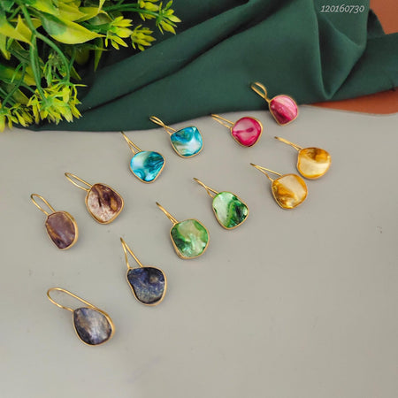 colorful drop earrings