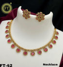 jewelry set featuring a necklace and matching earrings