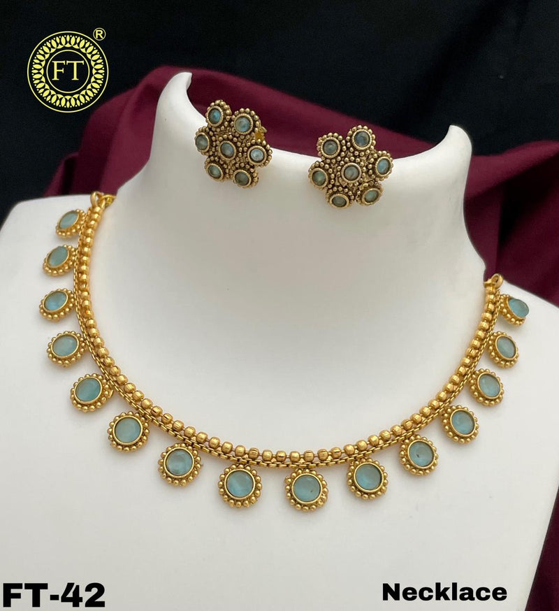 jewelry set featuring a necklace and matching earrings