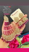 The Set Includes A Tikka  And A Pair Of Jhumka With Side Passa