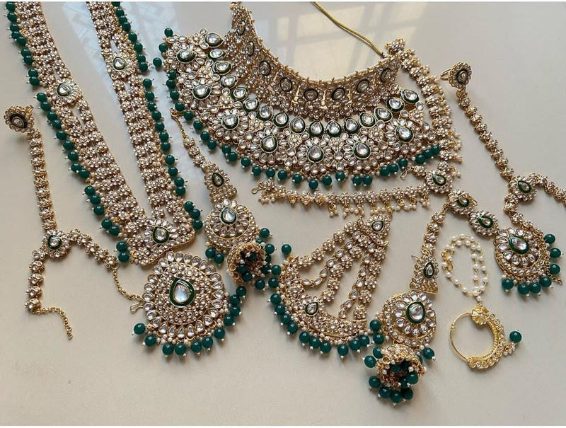 Lavish Indian Bridal Jewelry Set.