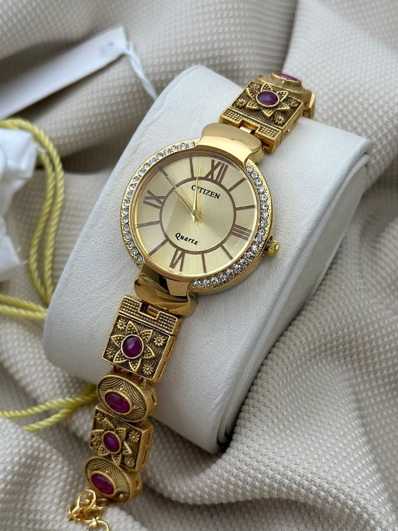 Aura Kundan watch